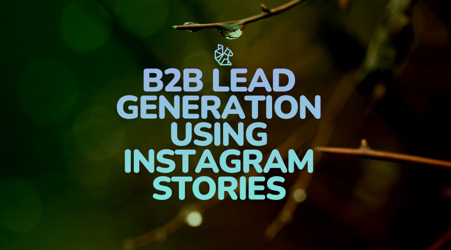B2B Lead Generation Using Instagram Stories
