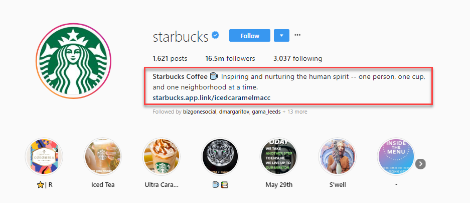 Instagram Starbucks