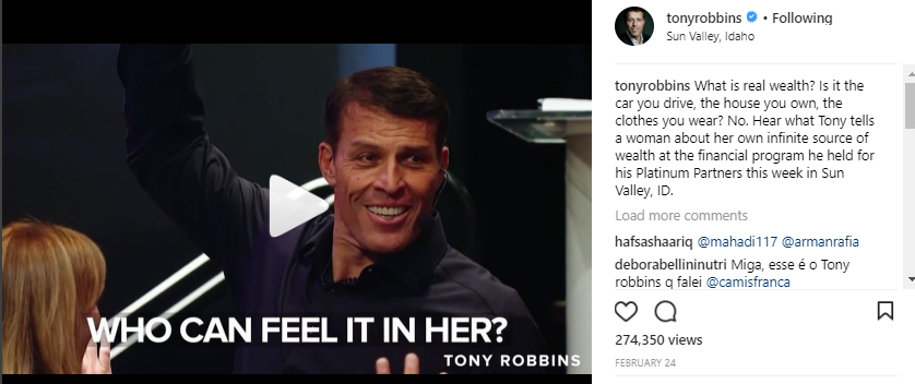 tonyrobbins Instagram